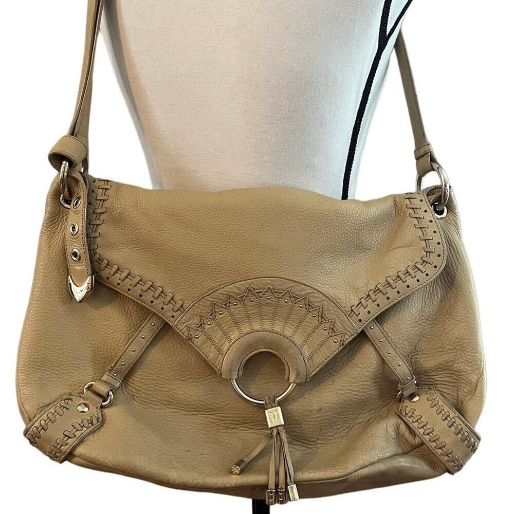 Cole Haan Collection SU06 Large Cream Leather Shoulder Bag